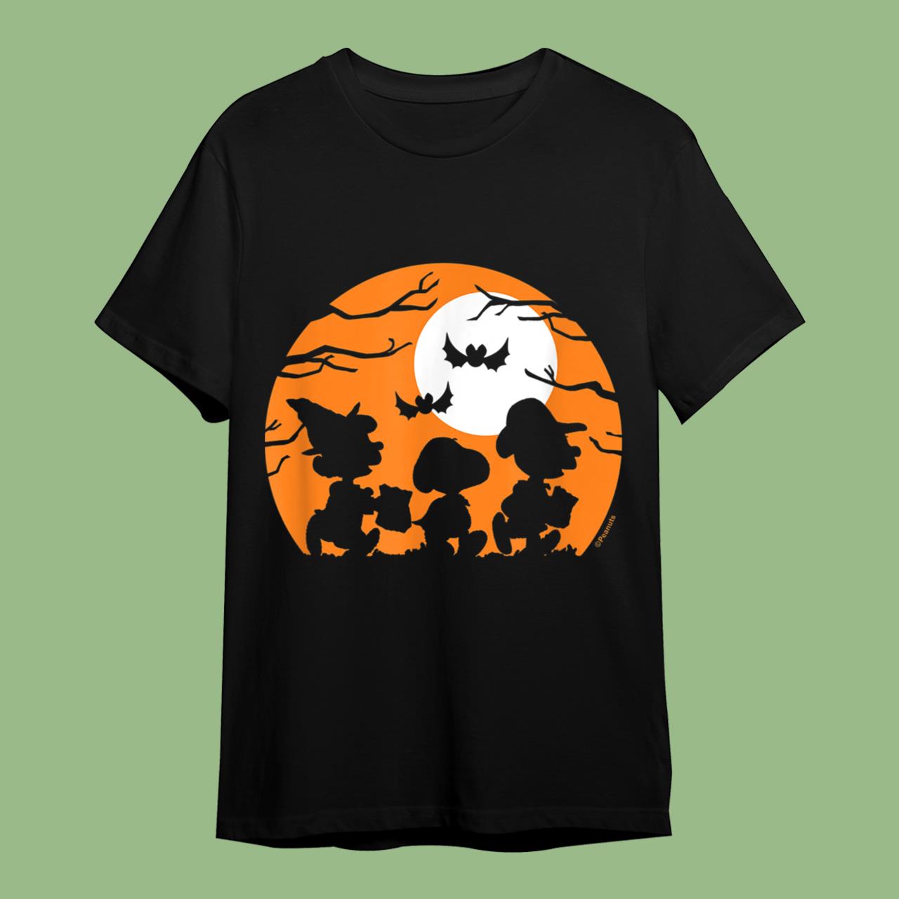Peanuts - Halloween - Trick Or treat Silhouettes T-Shirt