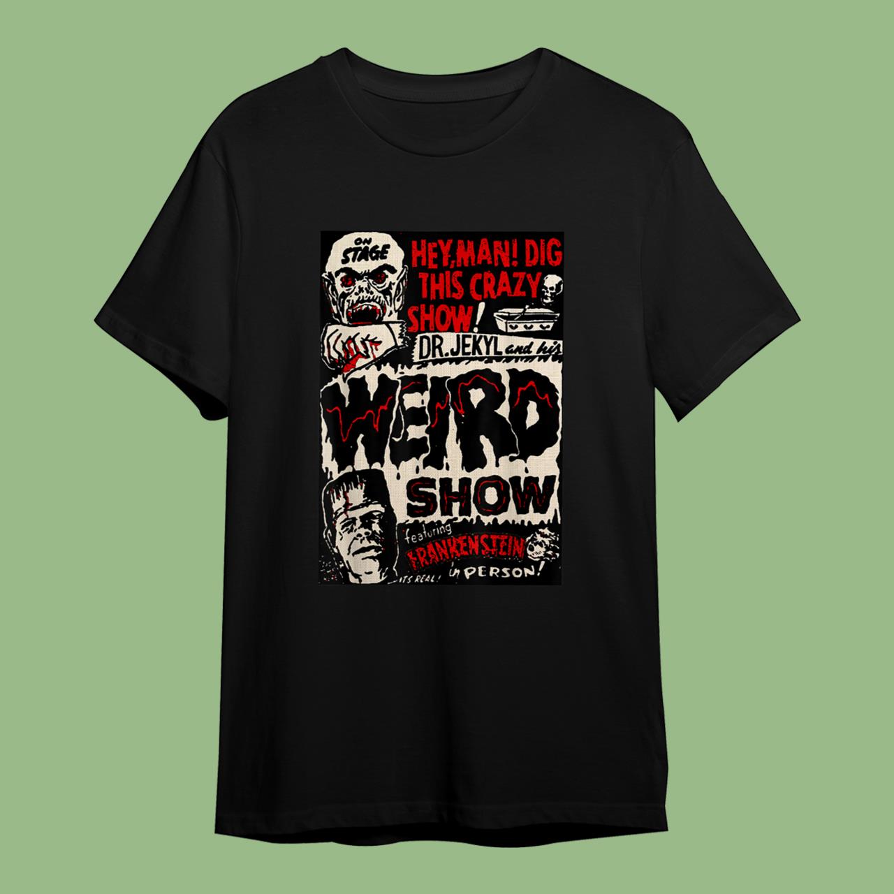 Vintage Halloween Frankenstein T-Shirt