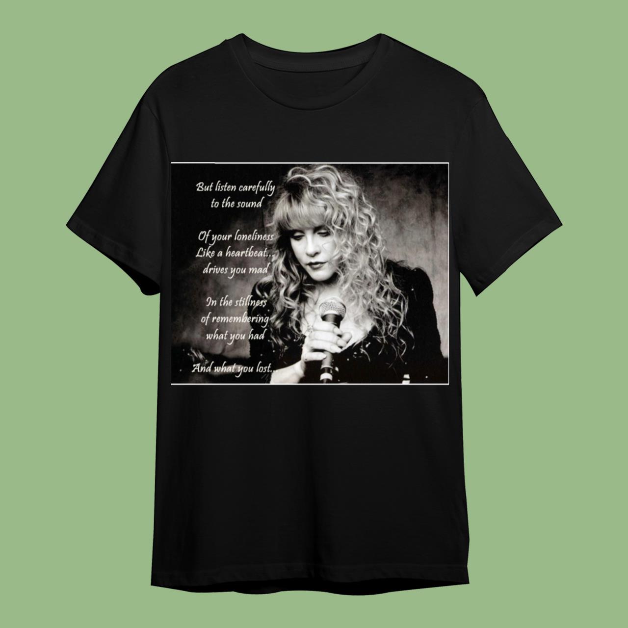 Vintage Love Music Stevie Nicks Songs Cool Design T-Shirt