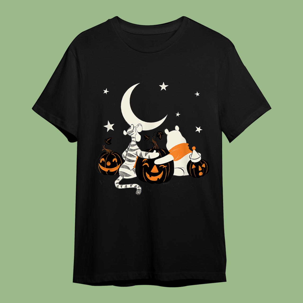 Winnie the Pooh Halloween Tigger and Pooh Pumpkins T-Shirt