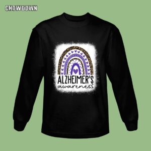 Alzheimer Shirts EndAlz World Alzheimer's Day Purple Sweatshirt