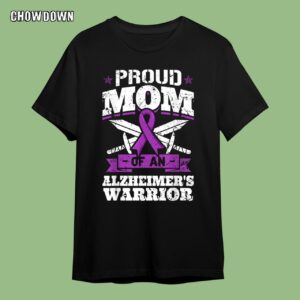 Alzheimer Shirts Proud Mom Of An Alzheimer's Warrior Dementia