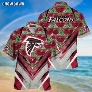 Atlanta Falcons Logo Football Hawaiian Shirt