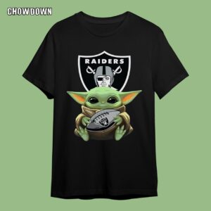 Baby Yoda Las Vegas Raiders T-shirt