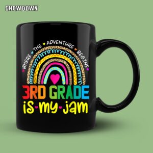 Back To School Mug Third 3rd Grade Is My Jam Back To School Rainbow Teachers Students