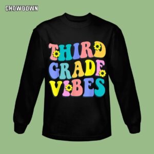 Back To School Sweatshirt Third Grade Vibes 3rd Grade Team Teachers Students First Day of School