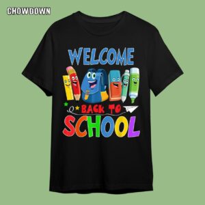 Back To School T-Shirt Welcome Back To School First Day Of School Teachers Students