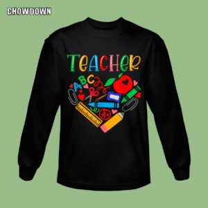 Back To School Teachers Students Colorful Motivational Inspirational Sweatshirt