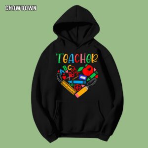 Back To School Teachers Students Colorful Motivational Inspirational Hoodie