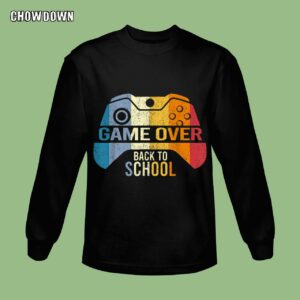 Back to School Funny Game Over Teachers Students Sweatshirt