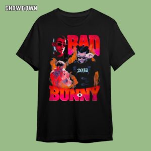 Bad Bunny Shirt Fuego Reggaeton Vintage Style