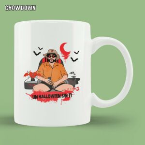 Bad Bunny Sweatshirt Un Halloween Sin Ti Mug