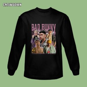 Bad Bunny Vintage Shirt Rap Hip-hop Unisex 90s Tee Sweatshirt