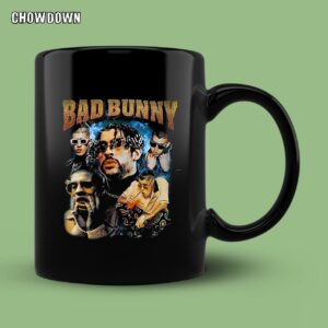 Bad Bunny Vintage Shirt Retro Style Rap Music Mug