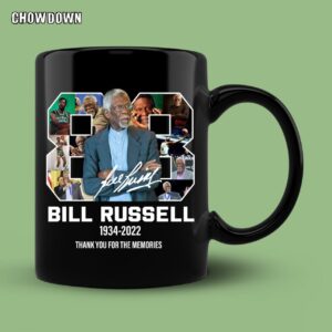 Bill Russell Thank You For The Memories Signature Mug