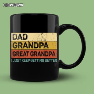 Fathers Day Gifts For Husband Mens Fathers Day Gift from Grandkids Dad Grandpa Great Grandpa Mug