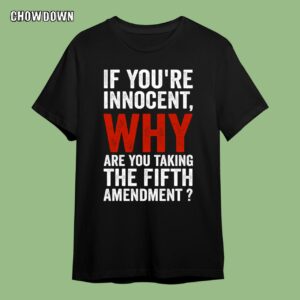 Fifth Amendment Shirt Donal Trump