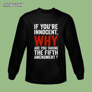 Fifth Amendment Sweatshirt Donal Trump