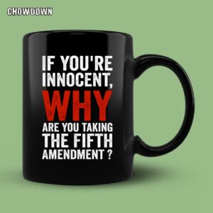 Fifth Amendment Mug Donal Trump