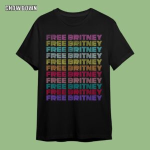 Free Britney Griner Retro Rainbow Vintage T-Shirt