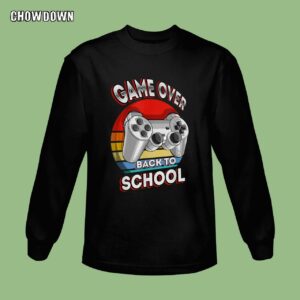 Funny Game Over Teachers Students Controller Back To School Sweatshirt