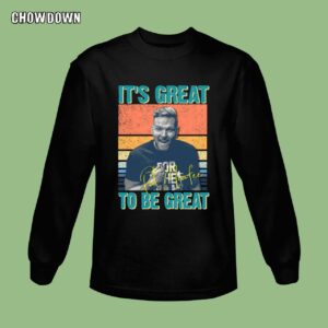 It's Great To Be Great Pat Mcafee Retro Sweatshirt