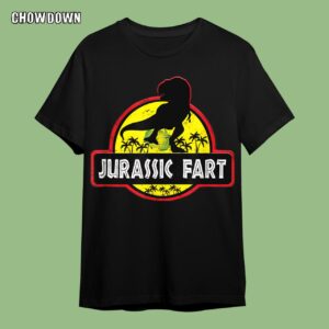 Jurassic Park Jurassic Fart Shirt Kids Adults Dad Jokes Farting Dinosaur T-Shirt