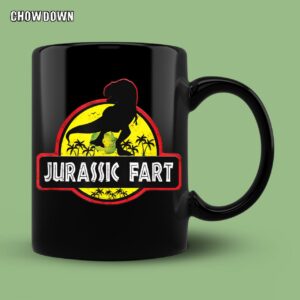 Jurassic Park Jurassic Fart Shirt Kids Adults Dad Jokes Farting Dinosaur Mug