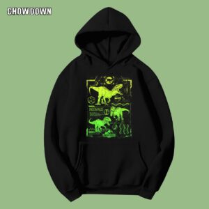 Jurassic Park Jurassic World Indominus Rex Green Schematic Hoodie