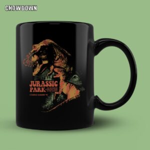 Jurassic Park T-Rex Drawn Movie Poster Summer 93 Mug