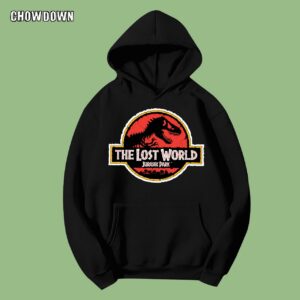 Jurassic Park Pink And Teal Clever Girl Circle Premium Hoodie