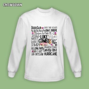 Luke Combs Word Art Sublimation Sweatshirt