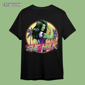 Marvel She-Hulk Attorney At Law Tropical Beach Flex T-Shirt