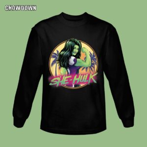 Marvel She-Hulk Attorney At Law Tropical Beach Flex Sweatshirt