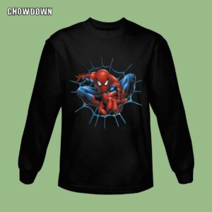 Marvel Spider-Man Web Sling Portrait Sweatshirt