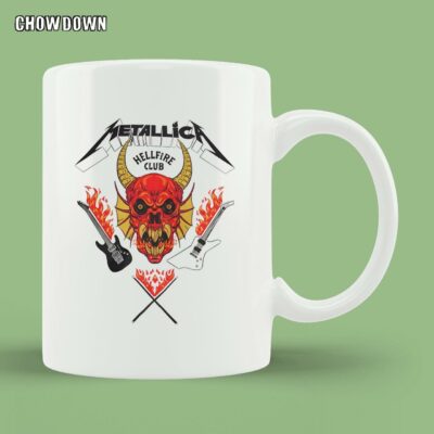 Metallica Hellfire Club Shirt Stranger Things Tee Mug Mug