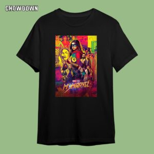 Ms. Marvel Family and Friends Group Poster T-Shirt