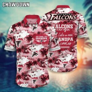 NFL Atlanta Falcons Hawaiian Shirt For Grandparent