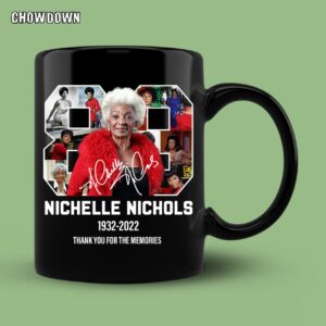 Nichelle Nichols Thank You For The Memories Signature Mug