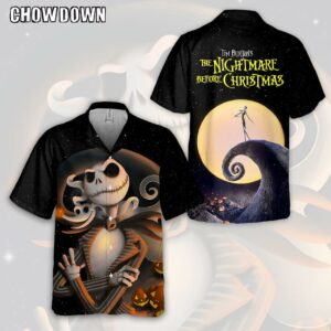 Nightmare Before Christmas Halloween Hawaiian Shirt