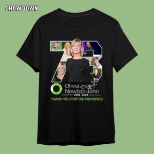 Olivia Newton-John Thank You For The Memories Signature Shirt