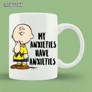 Peanuts Charlie Brown My Anxieties Have Anxieties Mug