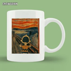 Peanuts Charlie Brown Scream Artsy Premium Mug