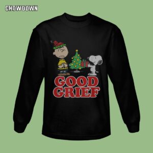 Peanuts Good Grief Charlie Brown Holiday Sweatshirt