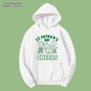 Peanuts Snoopy St. Patrick's Charlie Brown Cheers Hoodie