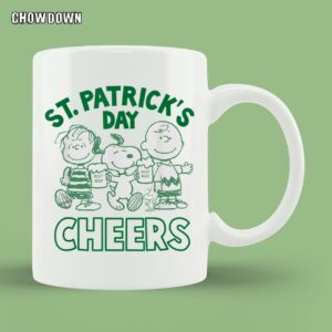 Peanuts Snoopy St. Patrick's Charlie Brown Cheers Mug