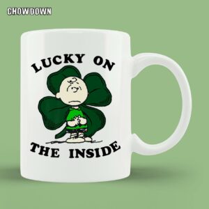 Peanuts Snoopy St. Patrick's Charlie Brown Cheers Mug