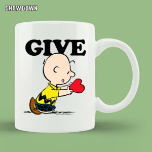 Peanuts Valentines Charlie Brown Give Premium Mug