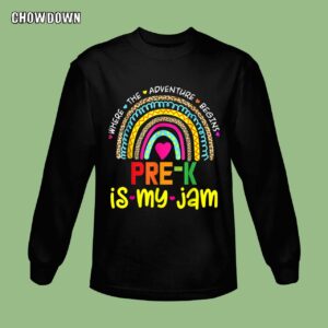 Second 2nd Grade Is My Jam Back To School Rainbow Teachers Students Sweatshirt