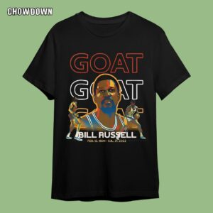 RIP Bill Russell Shirt Goat Goat 1934-2022 Shirt